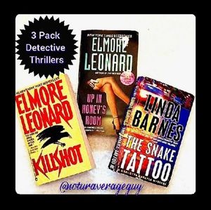 JUST IN! 3pk. of detective type mystery paperbacks